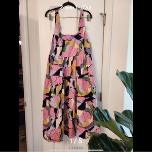 Colorful Abstract Patterned Dress